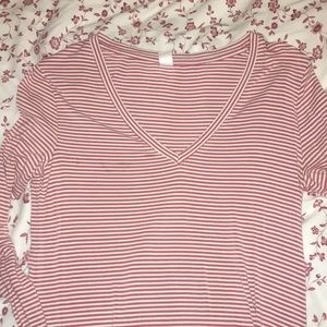 Women’s striped v neck